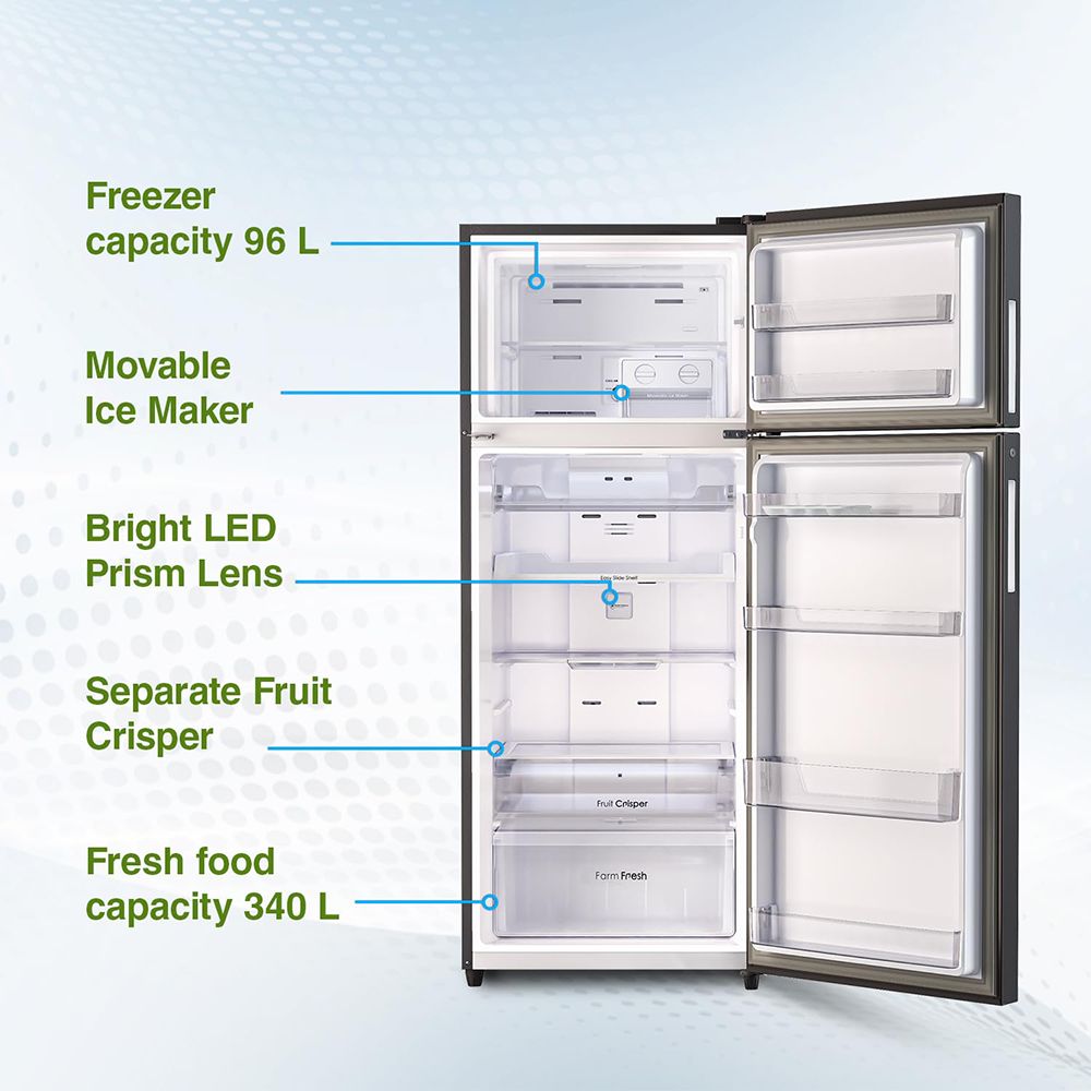 Buy Godrej Eon Regalis 436 Litres 2 Star Frost Free Double Door